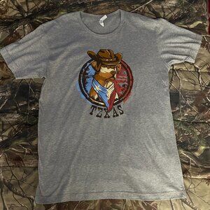 Texas t-shirt Cowdog Logo (Large)